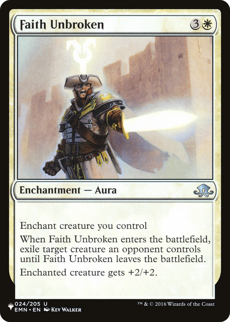 Faith Unbroken [The List Reprints] | Gear Gaming Bentonville