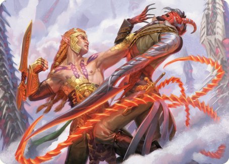 Tyvar's Stand Art Card [Phyrexia: All Will Be One Art Series] | Gear Gaming Bentonville