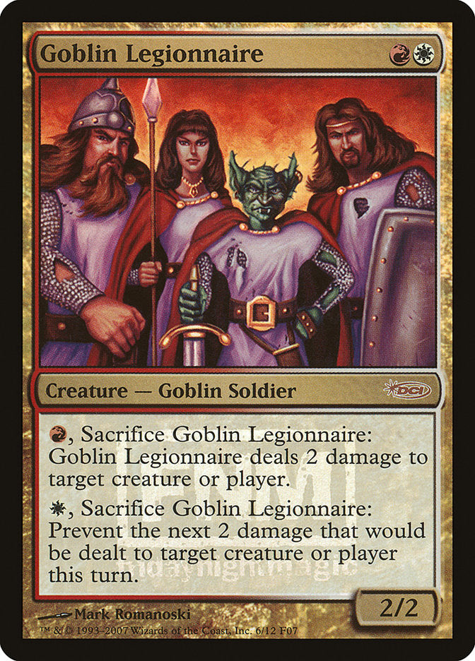 Goblin Legionnaire [Friday Night Magic 2007] | Gear Gaming Bentonville