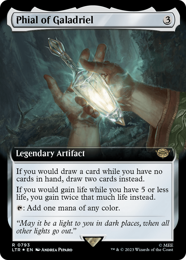 Phial of Galadriel (Extended Art) (Surge Foil) [The Lord of the Rings: Tales of Middle-Earth] | Gear Gaming Bentonville