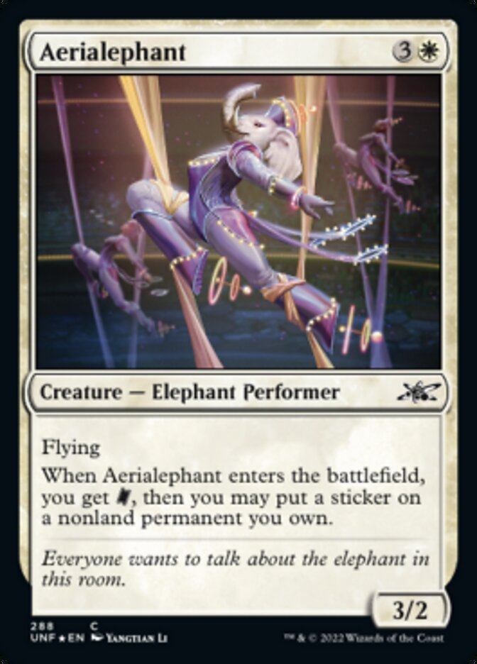 Aerialephant (Galaxy Foil) [Unfinity] | Gear Gaming Bentonville