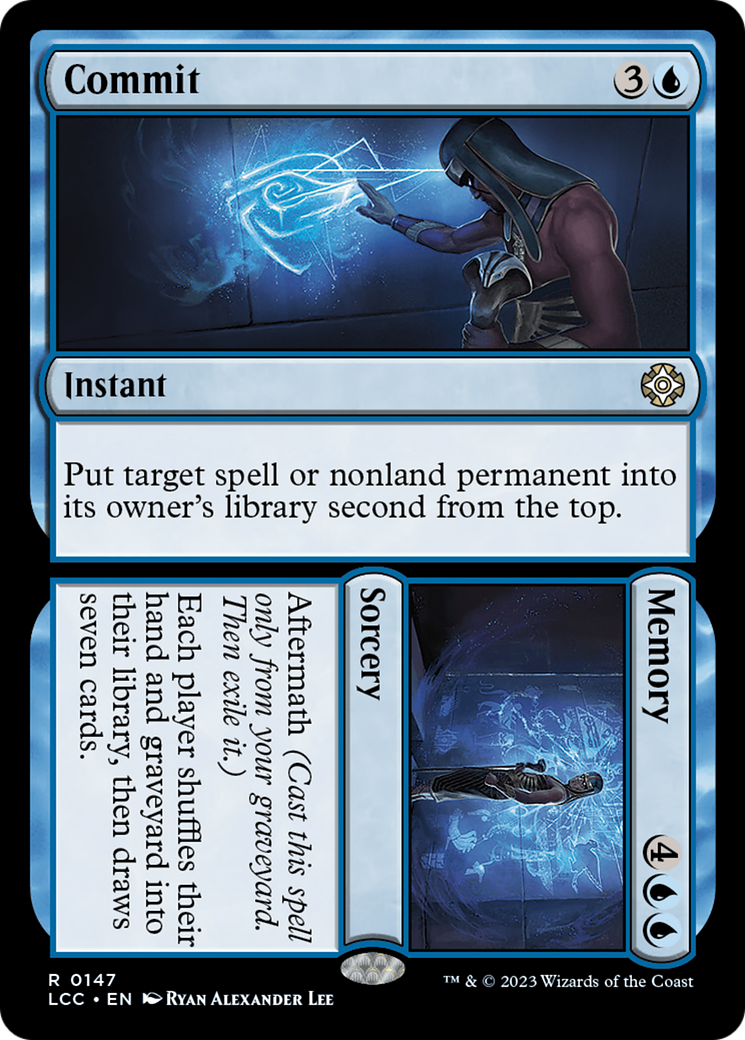 Commit // Memory [The Lost Caverns of Ixalan Commander] | Gear Gaming Bentonville