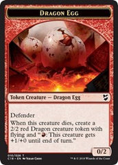 Dragon Egg // Dragon Double-Sided Token [Commander 2018 Tokens] | Gear Gaming Bentonville