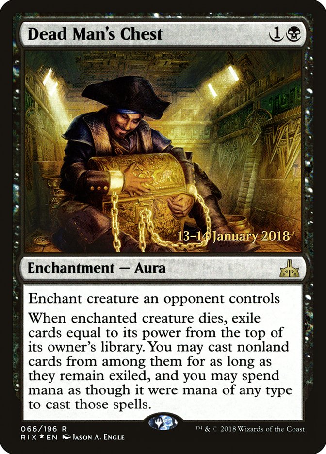 Dead Man's Chest [Rivals of Ixalan Prerelease Promos] | Gear Gaming Bentonville