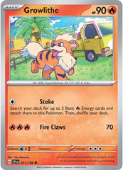 Growlithe (031/198) [Scarlet & Violet: Base Set] | Gear Gaming Bentonville