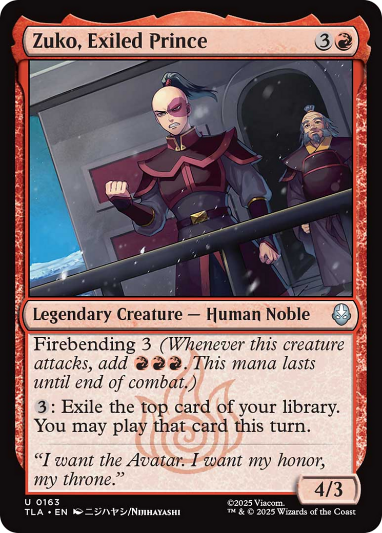 Zuko, Exiled Prince [Avatar: The Last Airbender] | Gear Gaming Bentonville