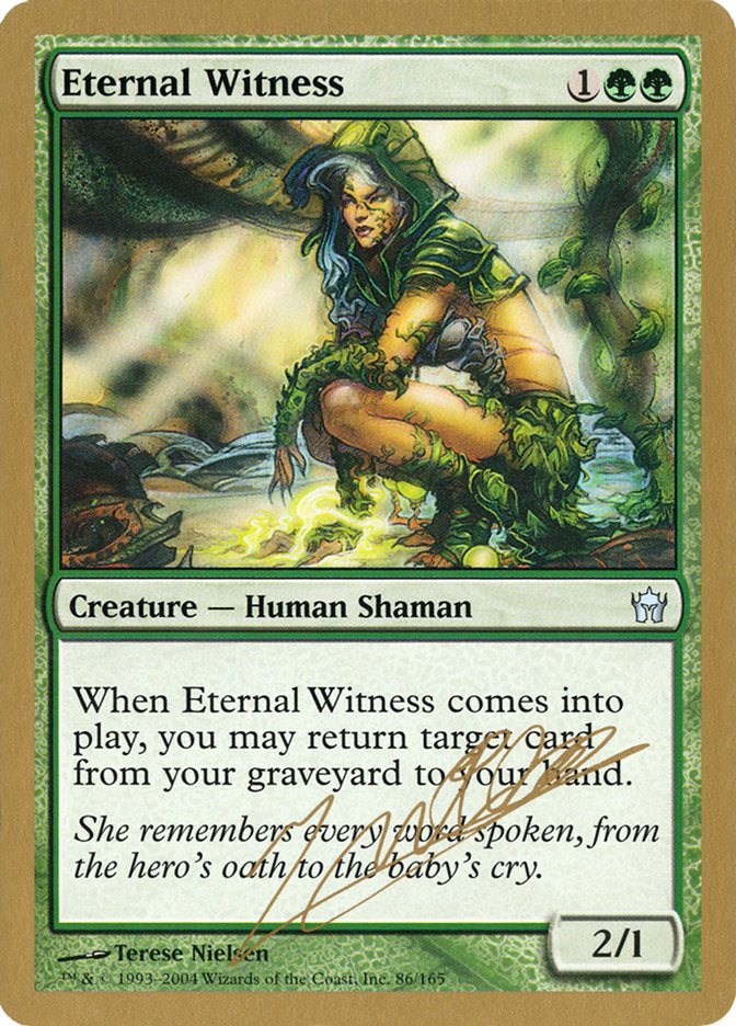 Eternal Witness (Julien Nuijten) [World Championship Decks 2004] | Gear Gaming Bentonville