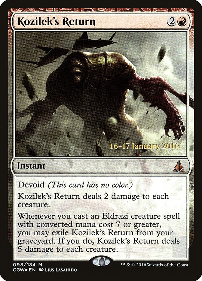 Kozilek's Return [Oath of the Gatewatch Prerelease Promos] | Gear Gaming Bentonville