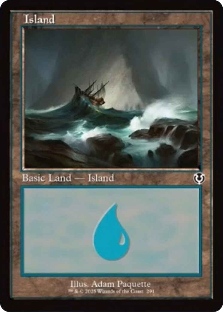 Island (291) (Retro Frame) [Innistrad Remastered] | Gear Gaming Bentonville