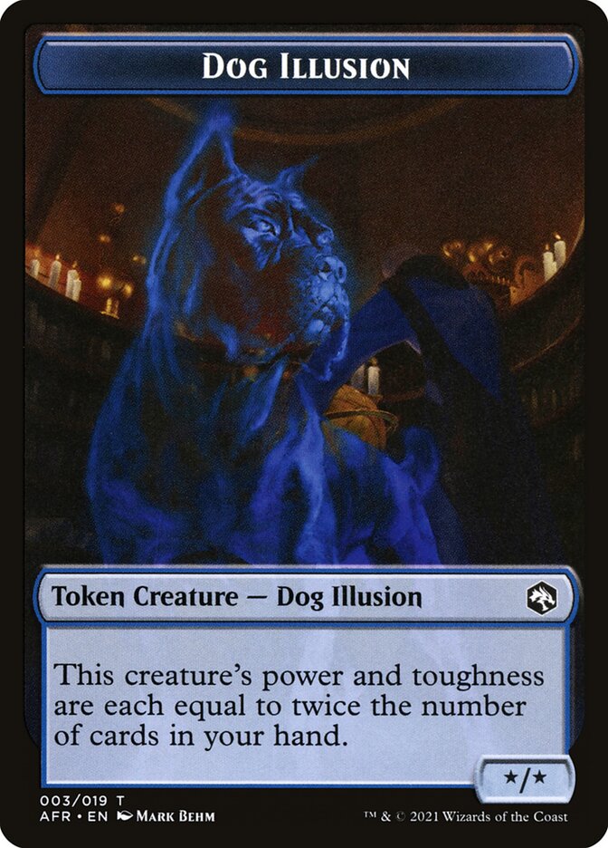 Angel // Dog Illusion Double-Sided Token [Dungeons & Dragons: Adventures in the Forgotten Realms Tokens] | Gear Gaming Bentonville