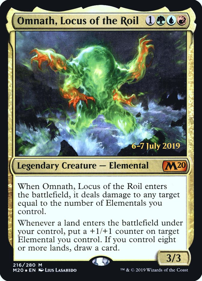 Omnath, Locus of the Roil [Core Set 2020 Prerelease Promos] | Gear Gaming Bentonville