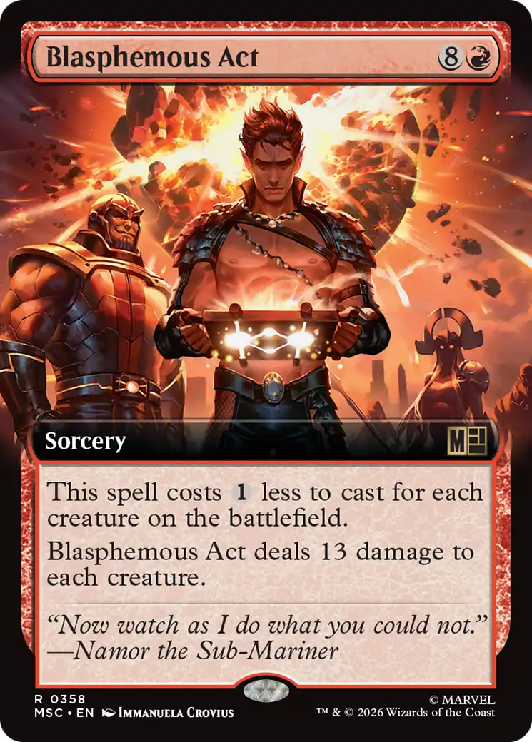 Blasphemous Act (Extended Art) [Marvel Super Heroes Commander] | Gear Gaming Bentonville