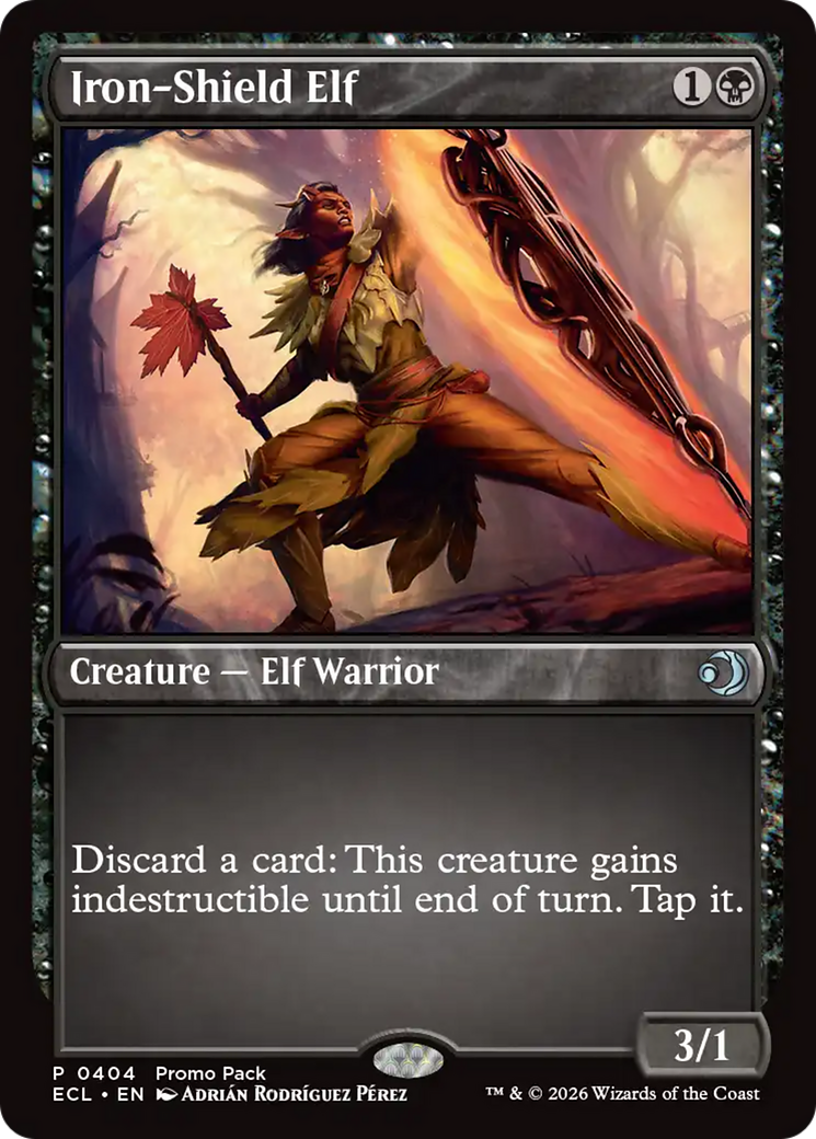 Iron-Shield Elf [Lorwyn Eclipsed Promos] | Gear Gaming Bentonville