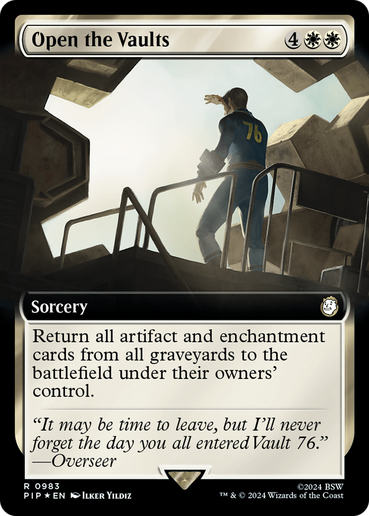 Open the Vaults (Extended Art) (Surge Foil) [Fallout] | Gear Gaming Bentonville