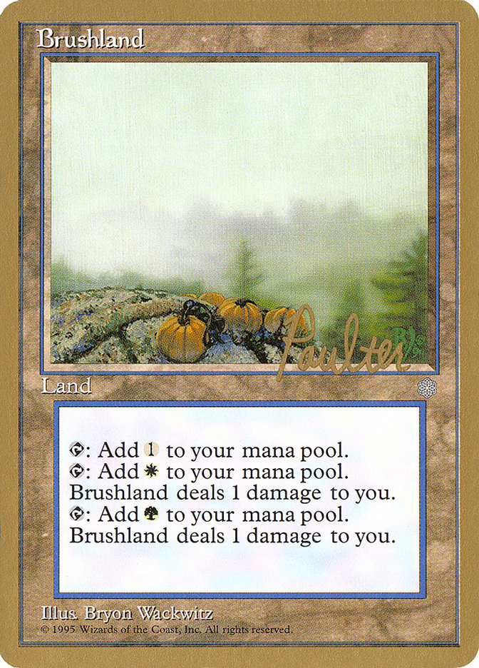 Brushland (Preston Poulter) [Pro Tour Collector Set] | Gear Gaming Bentonville