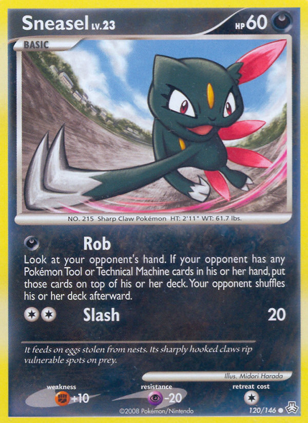 Sneasel (120/146) [Diamond & Pearl: Legends Awakened] | Gear Gaming Bentonville