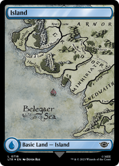 Island (0716) (Surge Foil) [The Lord of the Rings: Tales of Middle-Earth] | Gear Gaming Bentonville