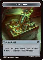Robot // Munitions Double-Sided Token [Edge of Eternities Tokens] | Gear Gaming Bentonville