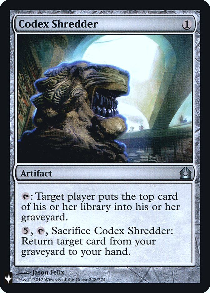 Codex Shredder [Mystery Booster] | Gear Gaming Bentonville