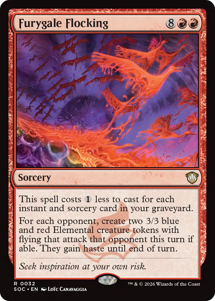 Furygale Flocking [Secrets of Strixhaven Commander] | Gear Gaming Bentonville