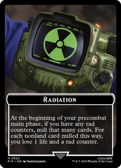 Radiation // Treasure (018) Double-Sided Token [Fallout Tokens] | Gear Gaming Bentonville