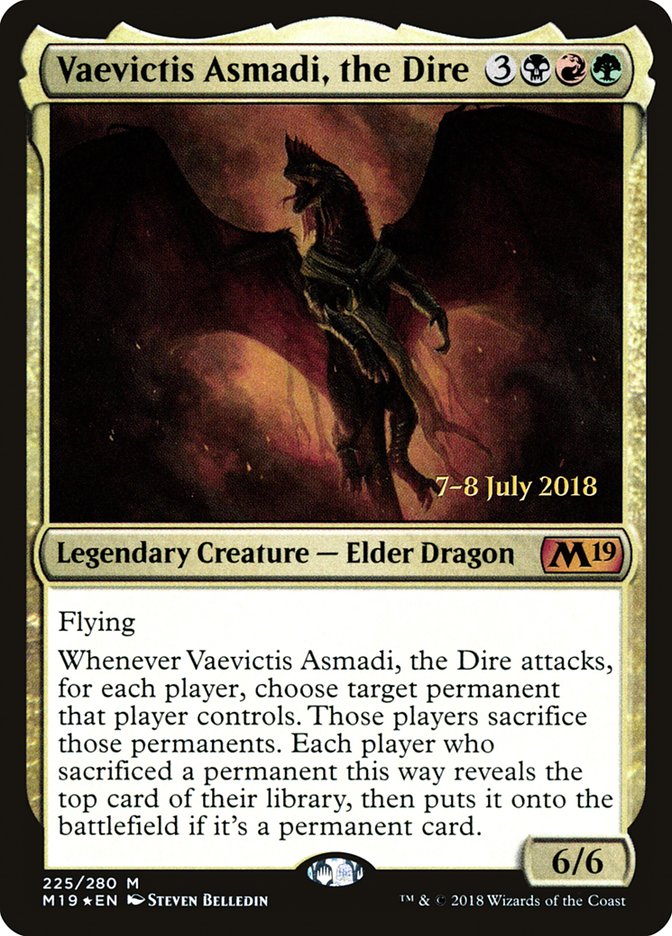 Vaevictis Asmadi, the Dire [Core Set 2019 Prerelease Promos] | Gear Gaming Bentonville
