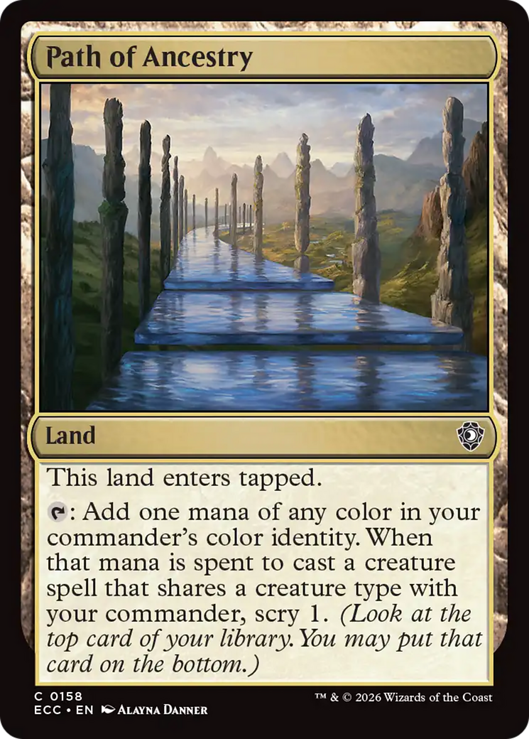 Path of Ancestry [Lorwyn Eclipsed Commander] | Gear Gaming Bentonville