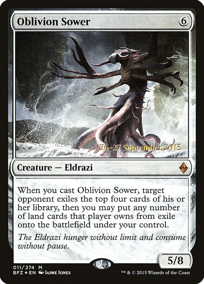 Oblivion Sower [Battle for Zendikar Prerelease Promos] | Gear Gaming Bentonville