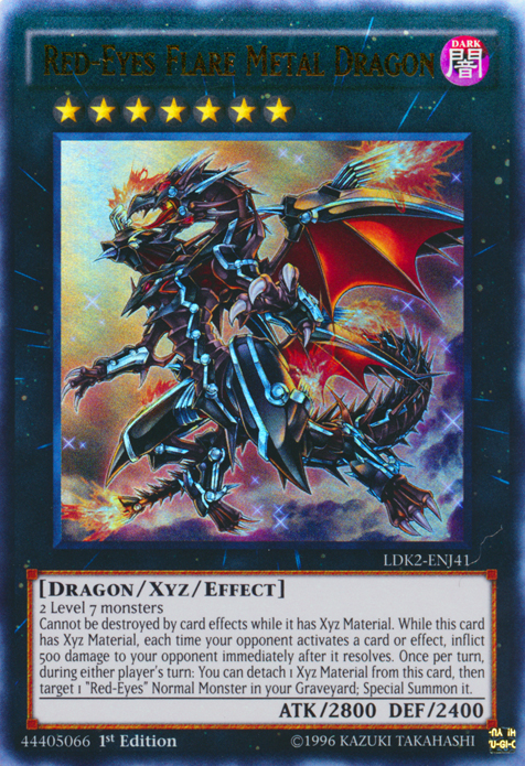 Red-Eyes Flare Metal Dragon [LDK2-ENJ41] Ultra Rare | Gear Gaming Bentonville