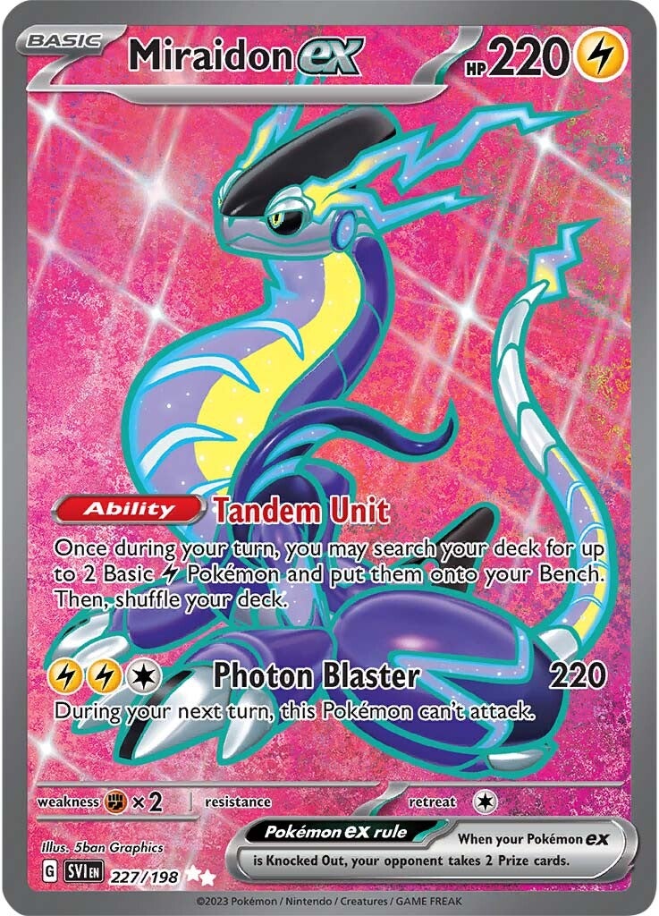 Miraidon ex (227/198) [Scarlet & Violet: Base Set] | Gear Gaming Bentonville