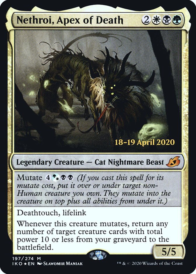 Nethroi, Apex of Death [Ikoria: Lair of Behemoths Prerelease Promos] | Gear Gaming Bentonville