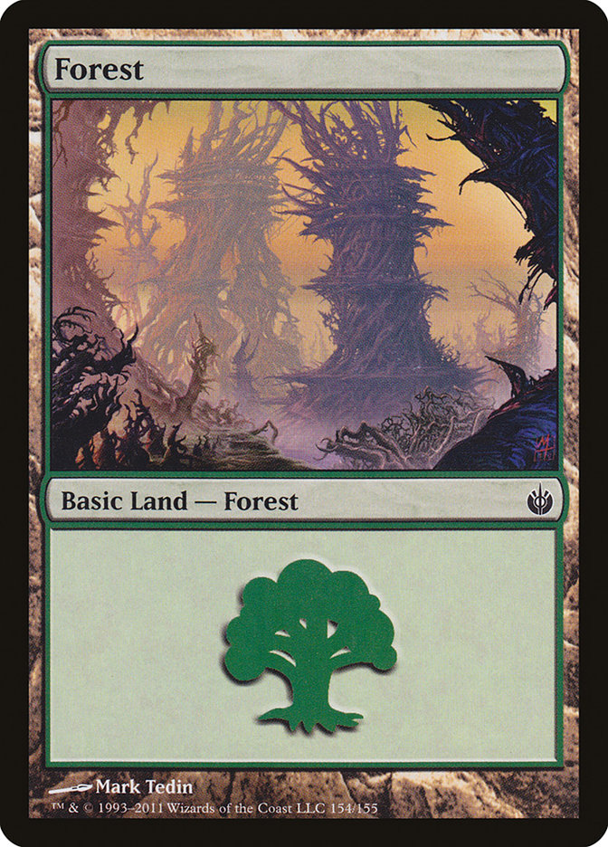 Forest (154) [Mirrodin Besieged] | Gear Gaming Bentonville