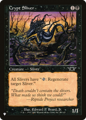 Crypt Sliver [The List Reprints] | Gear Gaming Bentonville