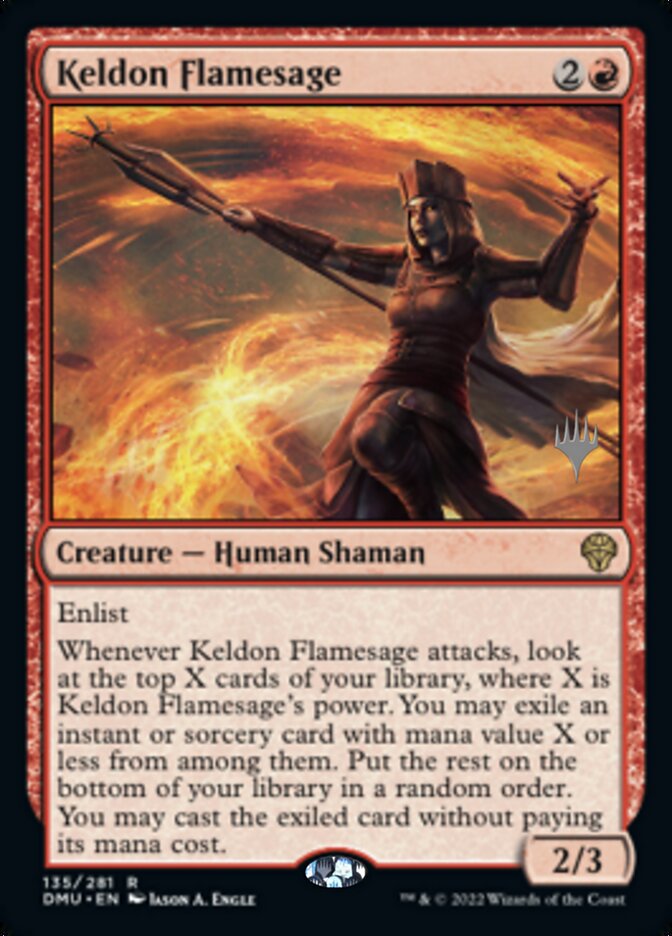 Keldon Flamesage (Promo Pack) [Dominaria United Promos] | Gear Gaming Bentonville