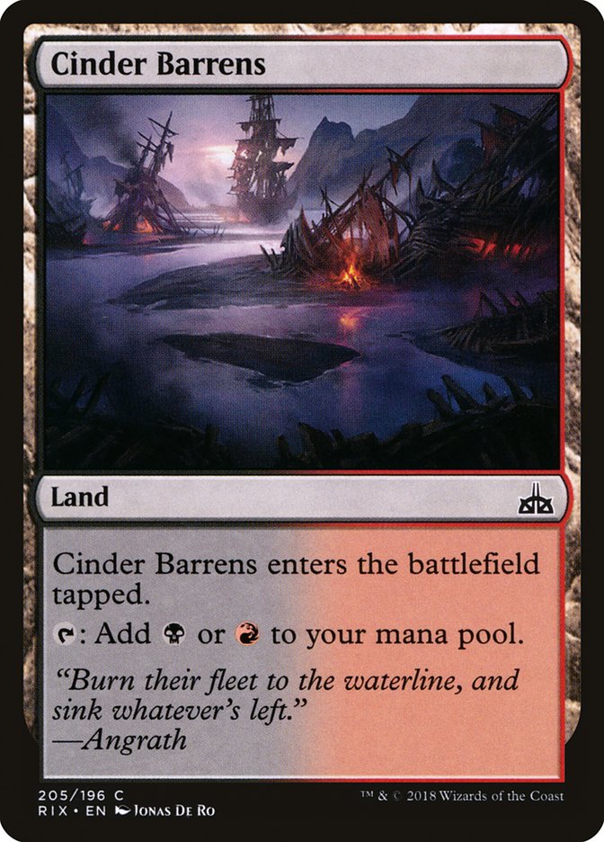 Cinder Barrens [Rivals of Ixalan] | Gear Gaming Bentonville