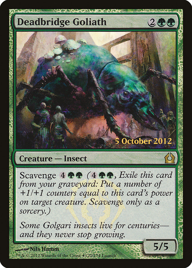 Deadbridge Goliath [Return to Ravnica Prerelease Promos] | Gear Gaming Bentonville