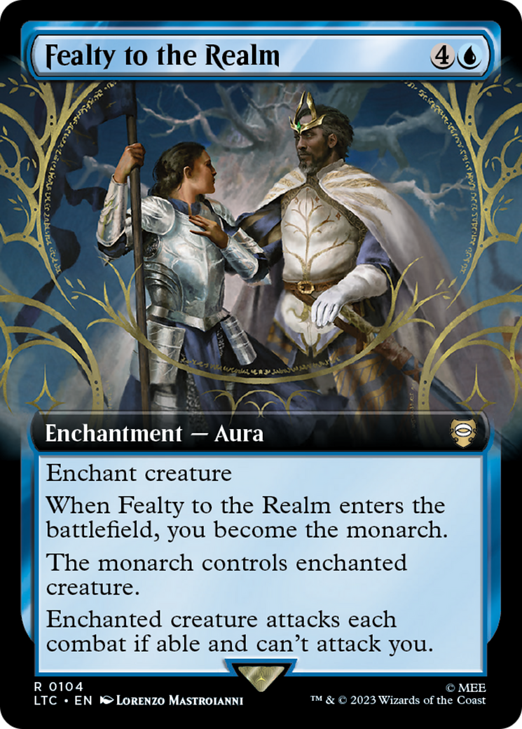 Fealty to the Realm (Extended Art) [The Lord of the Rings: Tales of Middle-Earth Commander] | Gear Gaming Bentonville