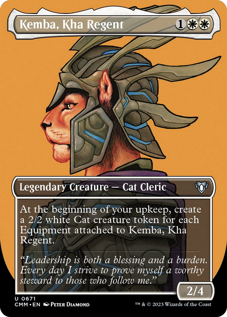 Kemba, Kha Regent (Borderless Profile) [Commander Masters] | Gear Gaming Bentonville