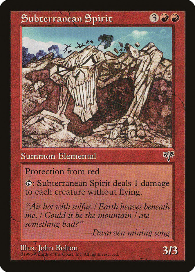 Subterranean Spirit [Mirage] | Gear Gaming Bentonville