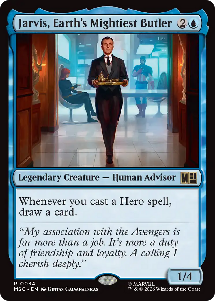 Jarvis, Earth's Mightiest Butler [Marvel Super Heroes Commander] | Gear Gaming Bentonville