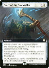 Staff of the Storyteller (Extended Art) [Phyrexia: All Will Be One Commander] | Gear Gaming Bentonville