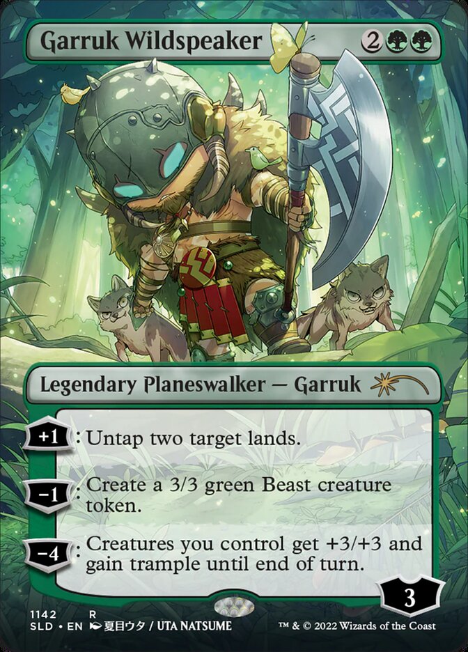 Garruk Wildspeaker (Borderless) [Secret Lair Drop Series] | Gear Gaming Bentonville