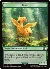 Bird (0017) // Wizard (0015) Double-Sided Token [FINAL FANTASY Tokens] | Gear Gaming Bentonville