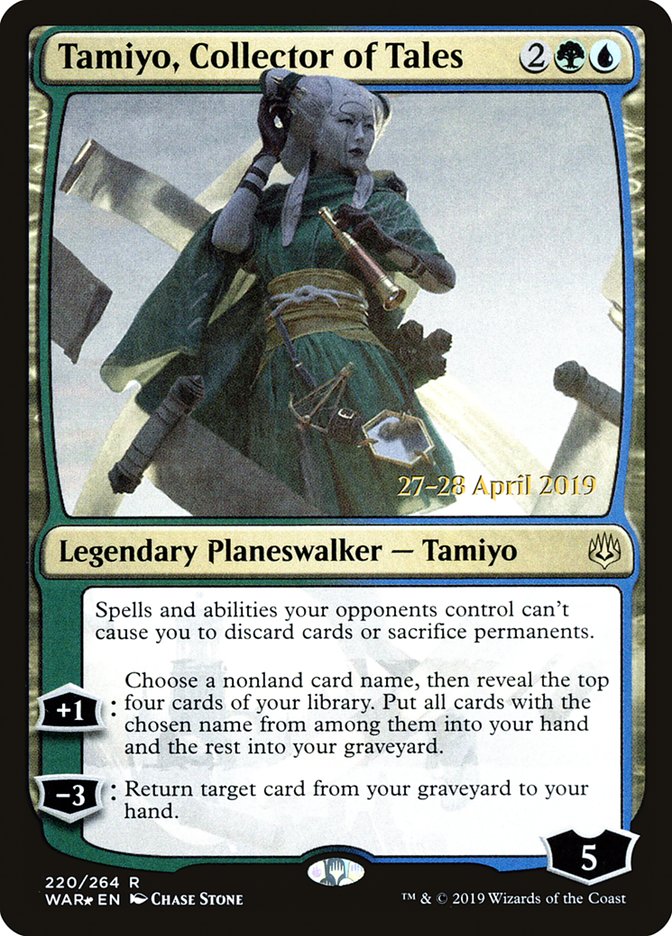 Tamiyo, Collector of Tales [War of the Spark Prerelease Promos] | Gear Gaming Bentonville