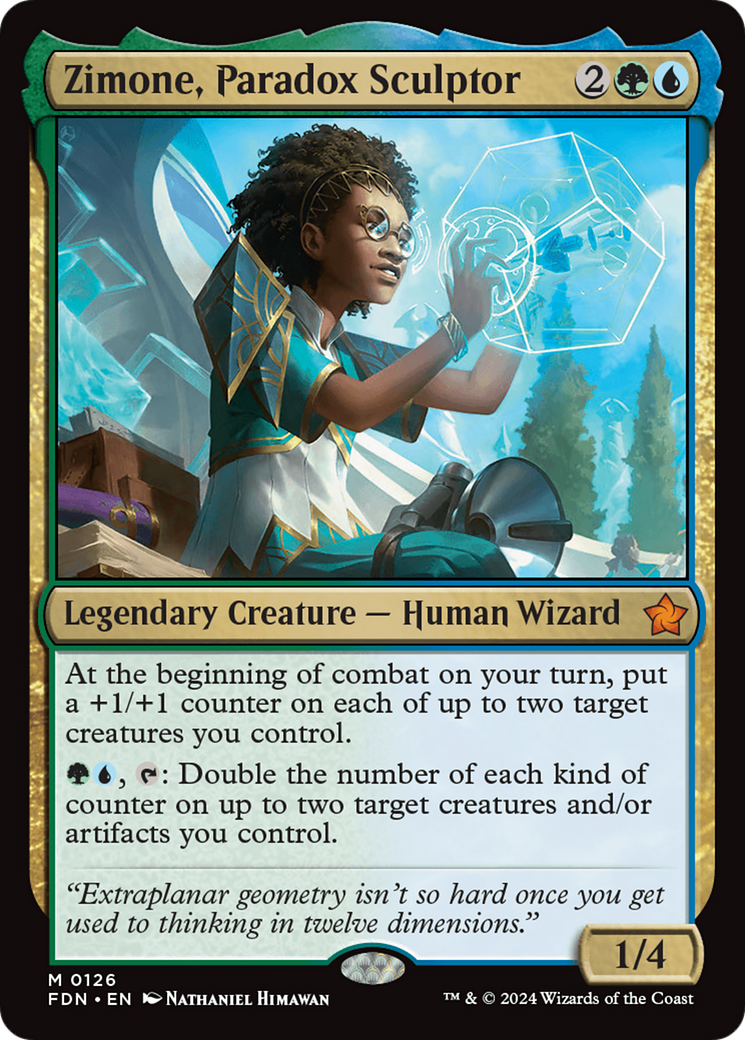 Zimone, Paradox Sculptor [Foundations] | Gear Gaming Bentonville