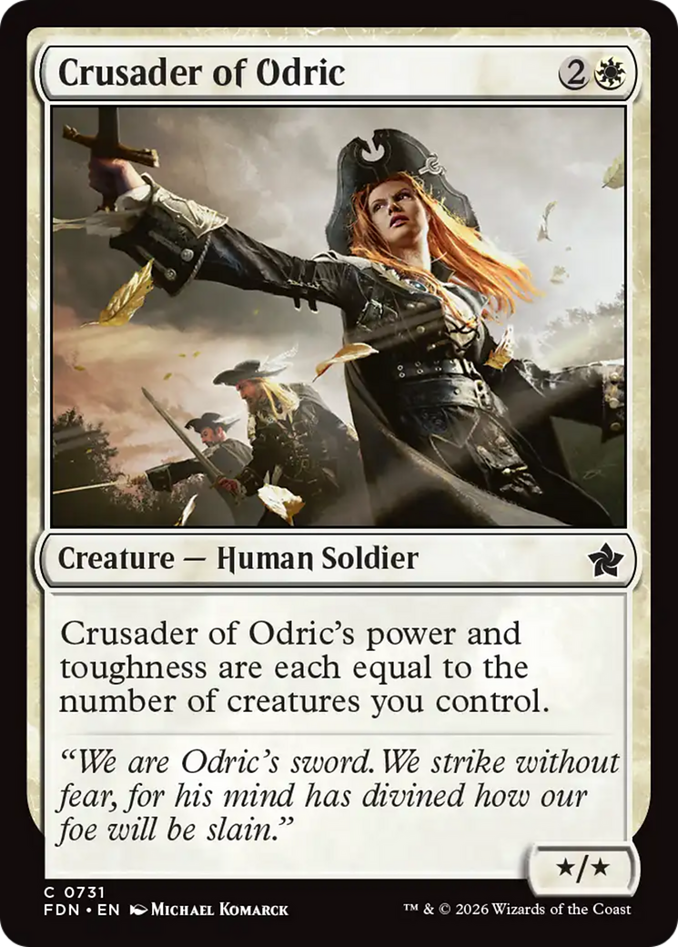 Crusader of Odric (0731) [Foundations] | Gear Gaming Bentonville