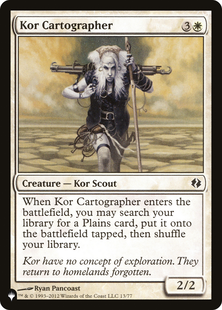 Kor Cartographer [The List Reprints] | Gear Gaming Bentonville