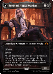 Sorin of House Markov // Sorin, Ravenous Neonate (Borderless) (Textured Foil) [Modern Horizons 3] | Gear Gaming Bentonville