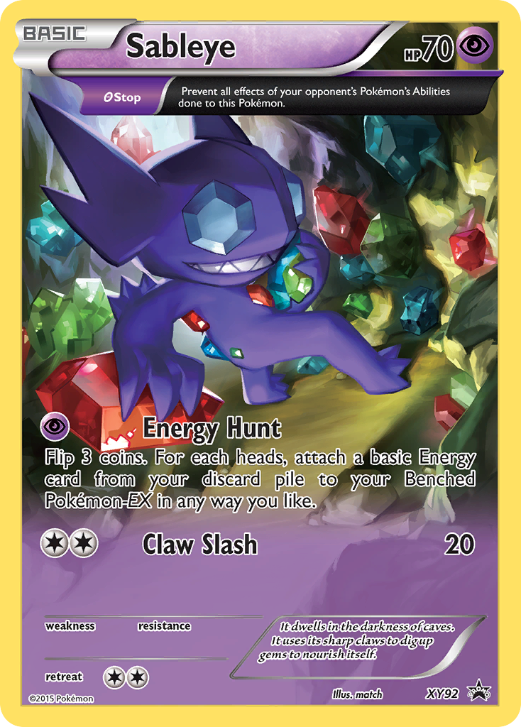 Sableye (XY92) [XY: Black Star Promos] | Gear Gaming Bentonville