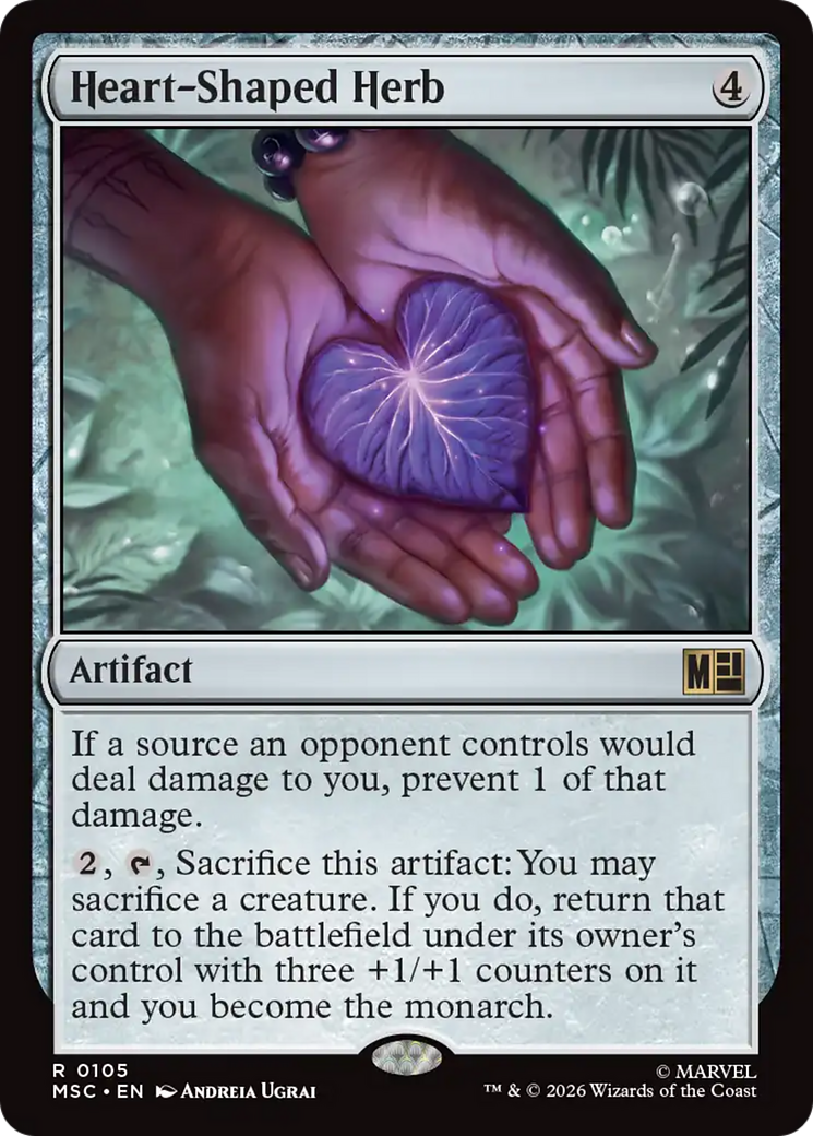 Heart-Shaped Herb (Surge Foil) [Marvel Super Heroes Commander] | Gear Gaming Bentonville